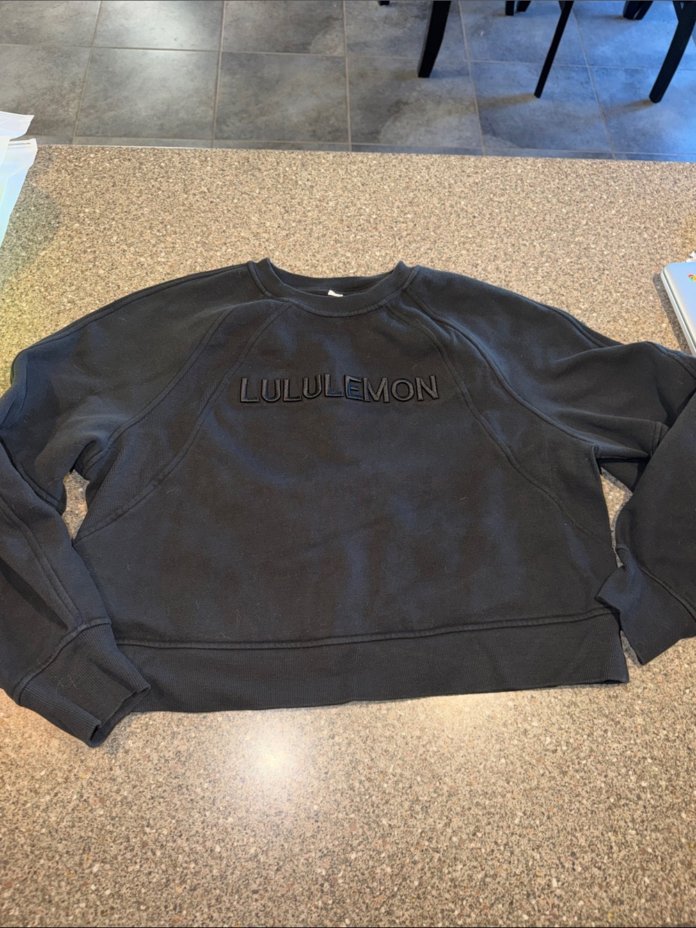 Lululemon Oversized Cropped Scuba Wordmark